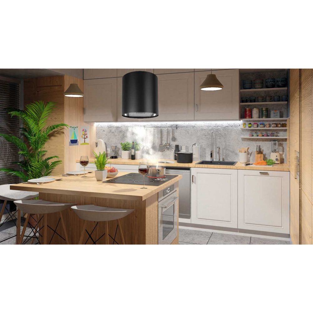 Sieninis gartraukis BT-227 35 cm juodos spalvos-Namai, laisvalaikis, turizmas, Virtuvei-e-vaikas