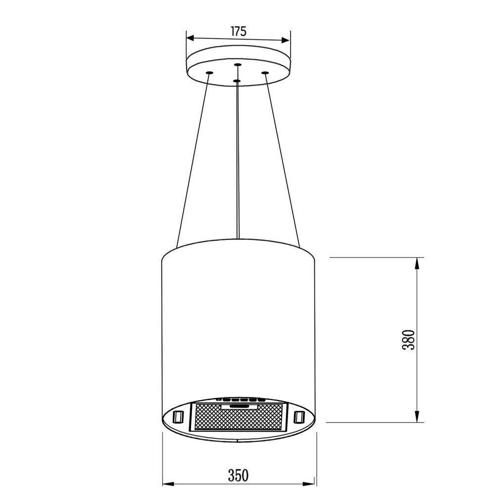 Sieninis gartraukis BT-227 35 cm juodos spalvos-Namai, laisvalaikis, turizmas, Virtuvei-e-vaikas