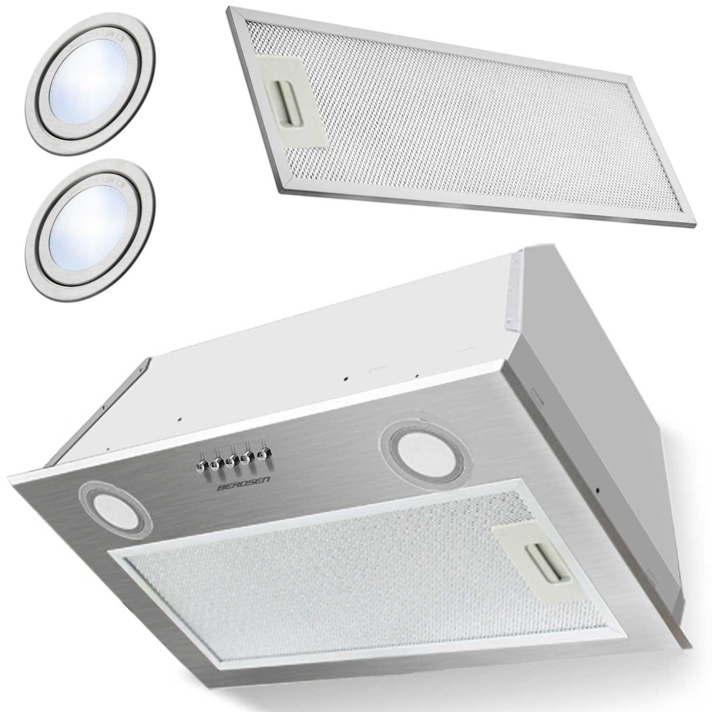 Po spintele montuojamas 60 cm Inox BE-50-Namai, laisvalaikis, turizmas, Virtuvei-e-vaikas