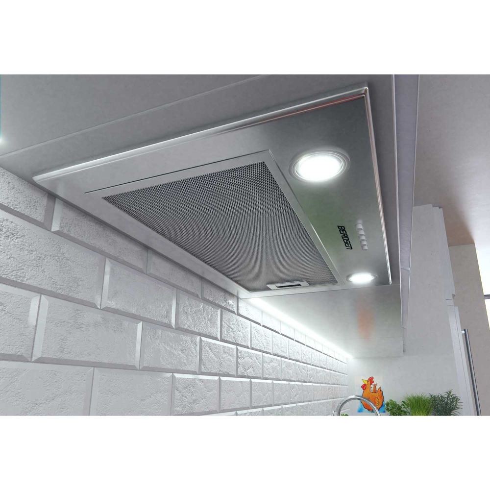 Po spintele montuojamas 60 cm Inox BE-50-Namai, laisvalaikis, turizmas, Virtuvei-e-vaikas