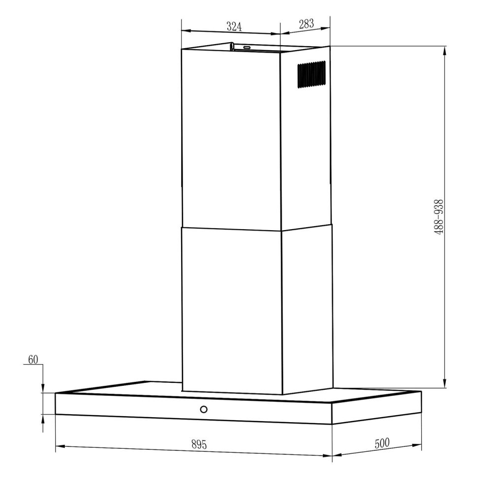 Gartraukis Berdsen BT-218 90 cm juodas-Namai, laisvalaikis, turizmas, Virtuvei-e-vaikas