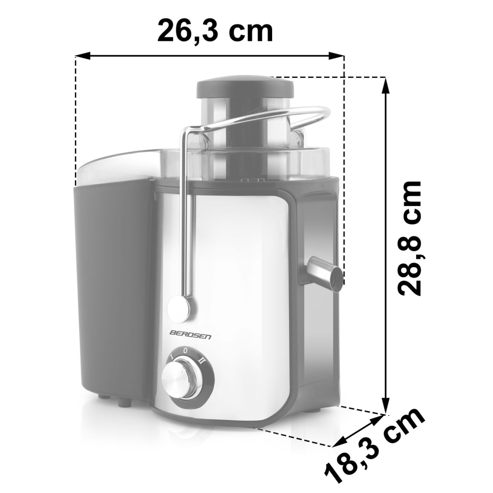 Sulčiaspaudė 600W BD-750 Berdsen juoda-Namai, laisvalaikis, turizmas, Virtuvei-e-vaikas