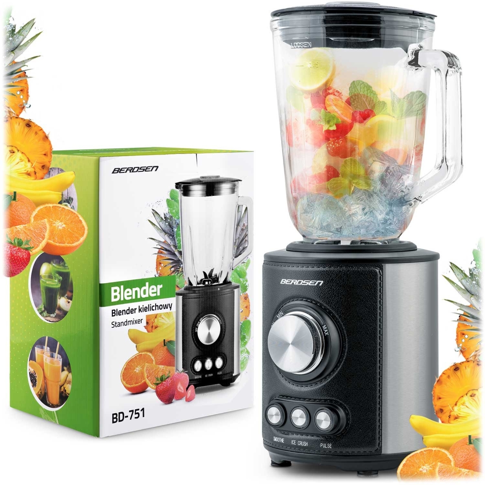 Trintuvas 800W BD-751 Berdsen, juodas-Namai, laisvalaikis, turizmas, Virtuvei-e-vaikas