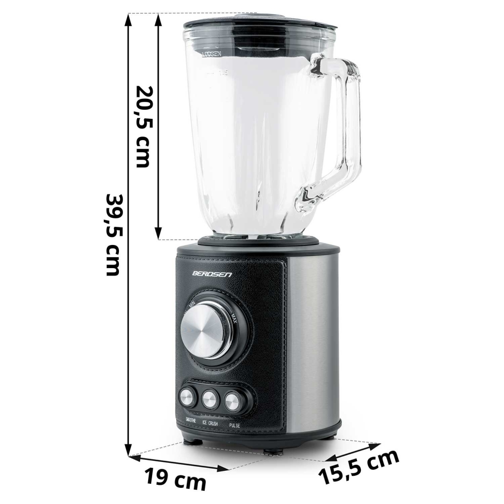 Trintuvas 800W BD-751 Berdsen, juodas-Namai, laisvalaikis, turizmas, Virtuvei-e-vaikas