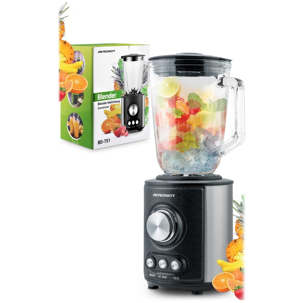 Trintuvas 800W BD-751 Berdsen, juodas-Namai, laisvalaikis, turizmas, Virtuvei-e-vaikas