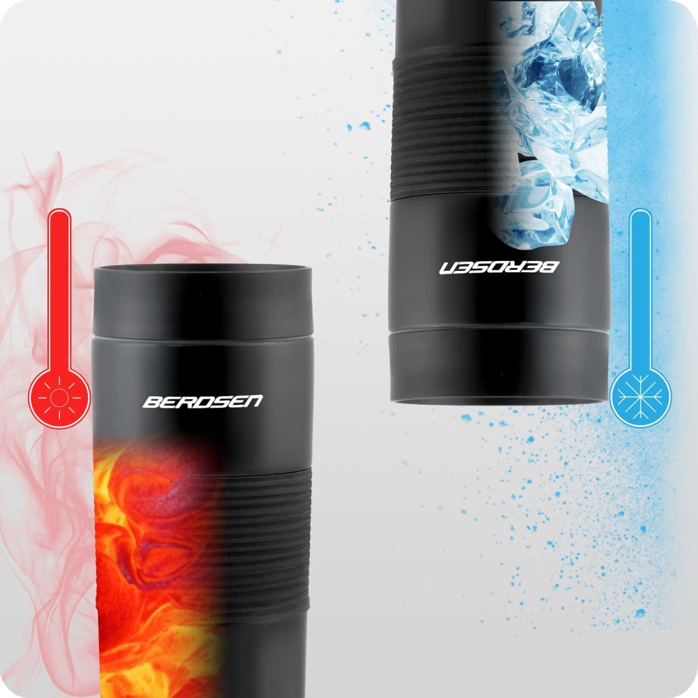 Vakuuminis termosas 590 ml BD-784 juodas-Maitinimui, Indai, įrankiai, gertuvės, Puodeliai, gertuvės, Termo indai-e-vaikas
