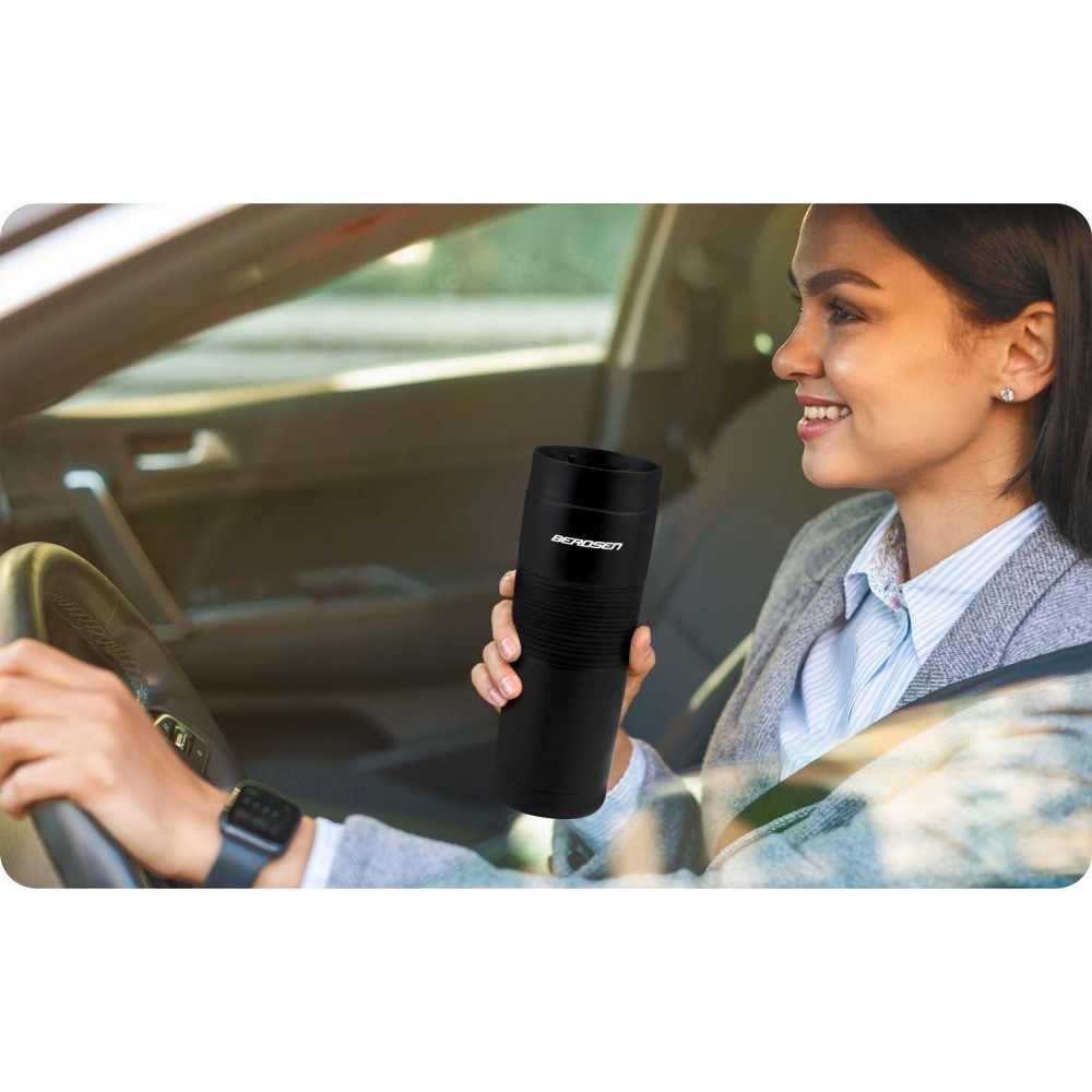 Vakuuminis termosas 590 ml BD-784 juodas-Maitinimui, Indai, įrankiai, gertuvės, Puodeliai, gertuvės, Termo indai-e-vaikas