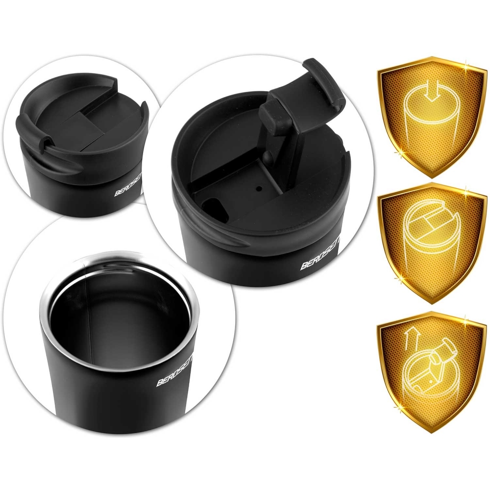 Vakuuminis termosas 470 ml BD-785 juodas-Maitinimui, Indai, įrankiai, gertuvės, Puodeliai, gertuvės, Termo indai-e-vaikas