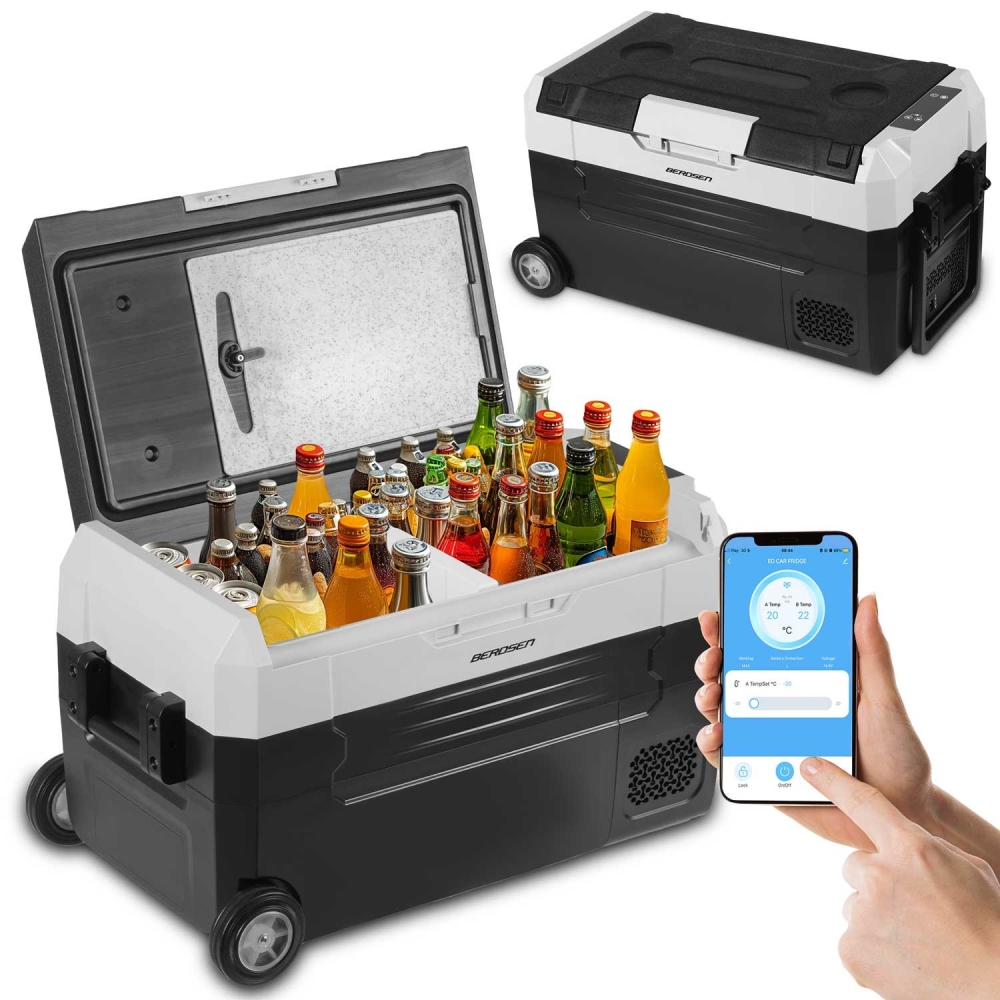 Kelioninis kompresorinis šaldytuvas Icemax 400 Berdsen 32 litrų talpos - juodas-Namai, laisvalaikis, turizmas, Turizmas-e-vaikas