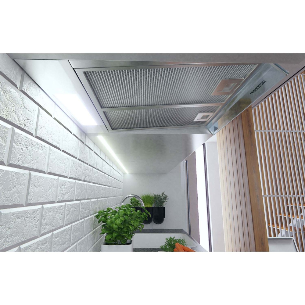 Po spintele montuojamas gartraukis Berdsen BE-10-A 50 cm absorbentas, baltas-Namai, laisvalaikis, turizmas, Virtuvei-e-vaikas