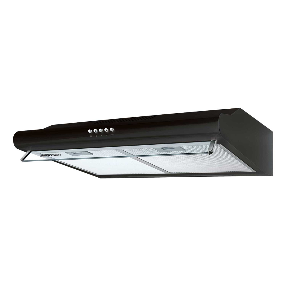 Po spintele montuojamas gartraukis Berdsen BE-10-A absorberis 60 cm, juodas-Namai, laisvalaikis, turizmas, Virtuvei-e-vaikas
