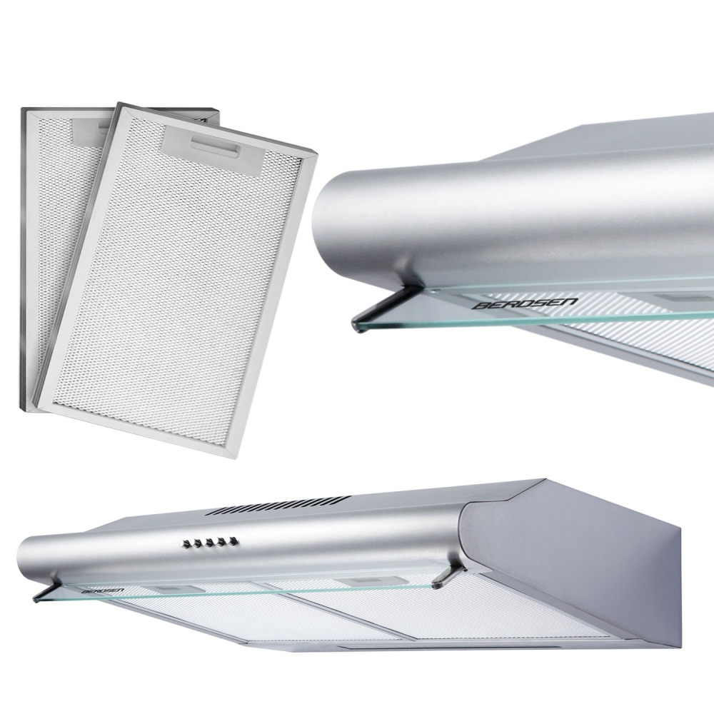 Po spintele montuojamas gartraukis Berdsen BE-10-A INOX 50 cm absorbentas-Namai, laisvalaikis, turizmas, Virtuvei-e-vaikas