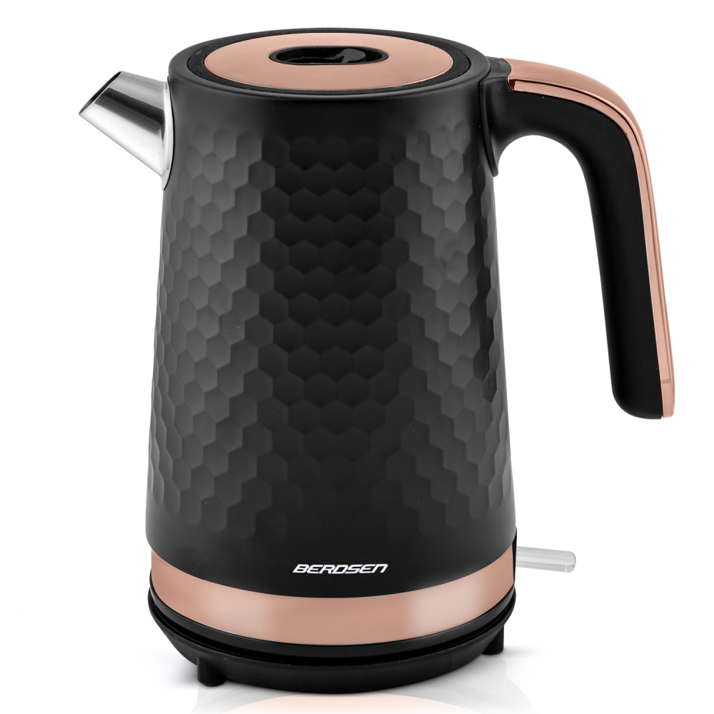 Elektrinis virdulys Berdsen BD-705 juodo vario spalvos 1,7 l-Namai, laisvalaikis, turizmas, Virtuvei-e-vaikas
