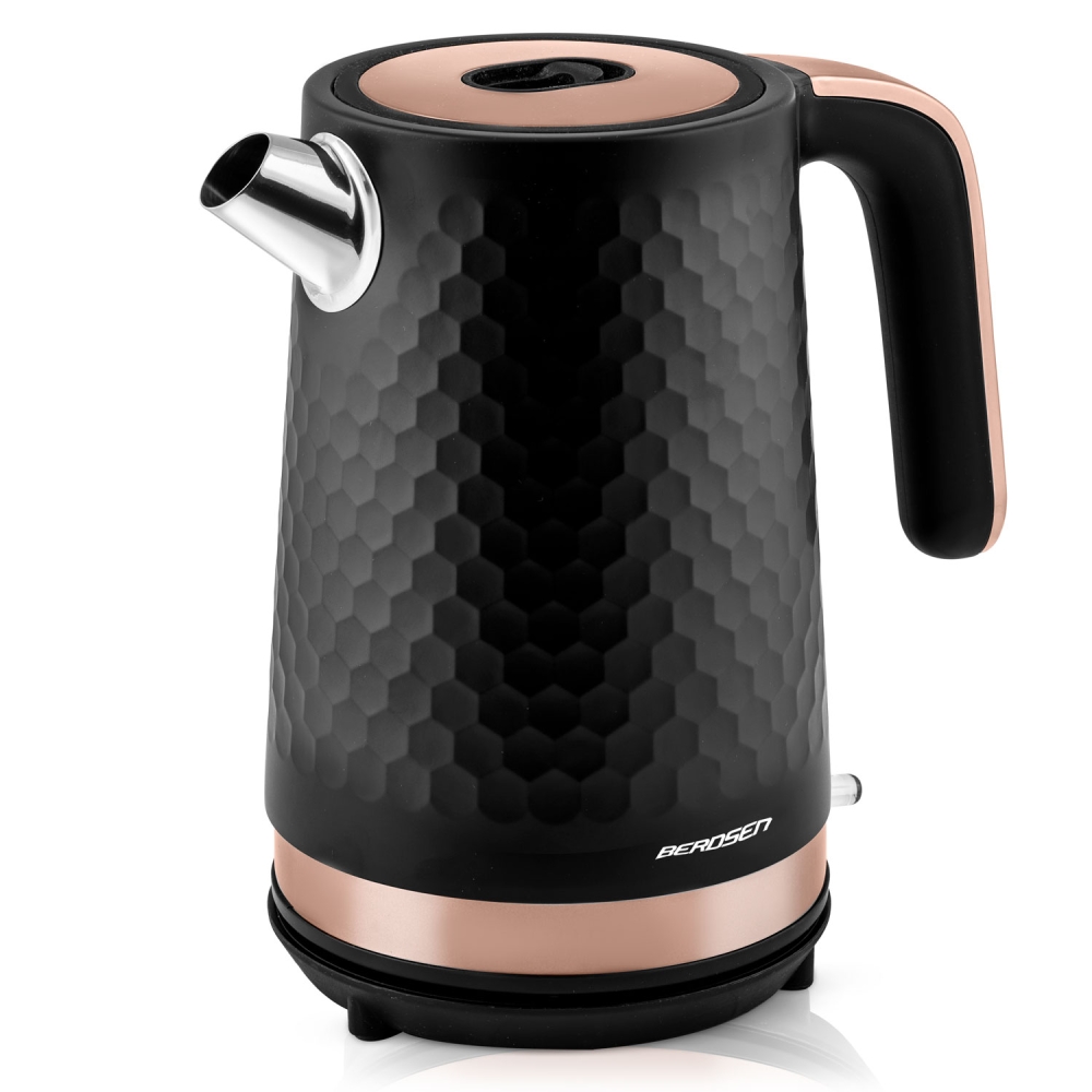 Elektrinis virdulys Berdsen BD-705 juodo vario spalvos 1,7 l-Namai, laisvalaikis, turizmas, Virtuvei-e-vaikas