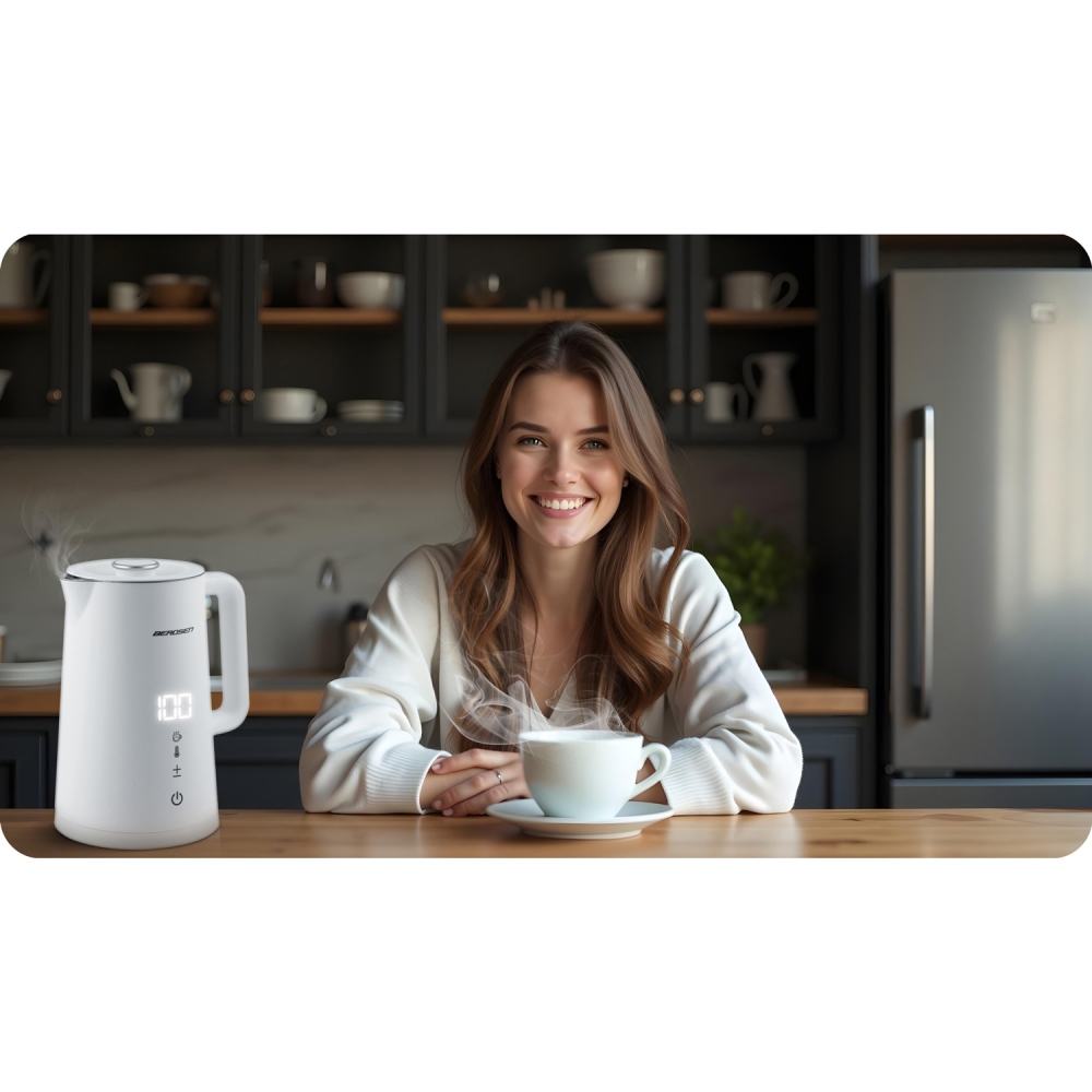 Elektrinis virdulys 1,7 l Berdsen BD-709 baltas-Namai, laisvalaikis, turizmas, Virtuvei-e-vaikas