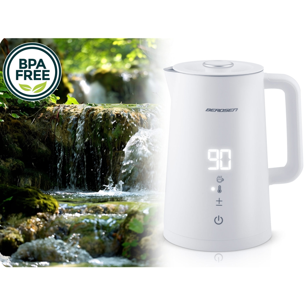Elektrinis virdulys 1,7 l Berdsen BD-709 baltas-Namai, laisvalaikis, turizmas, Virtuvei-e-vaikas