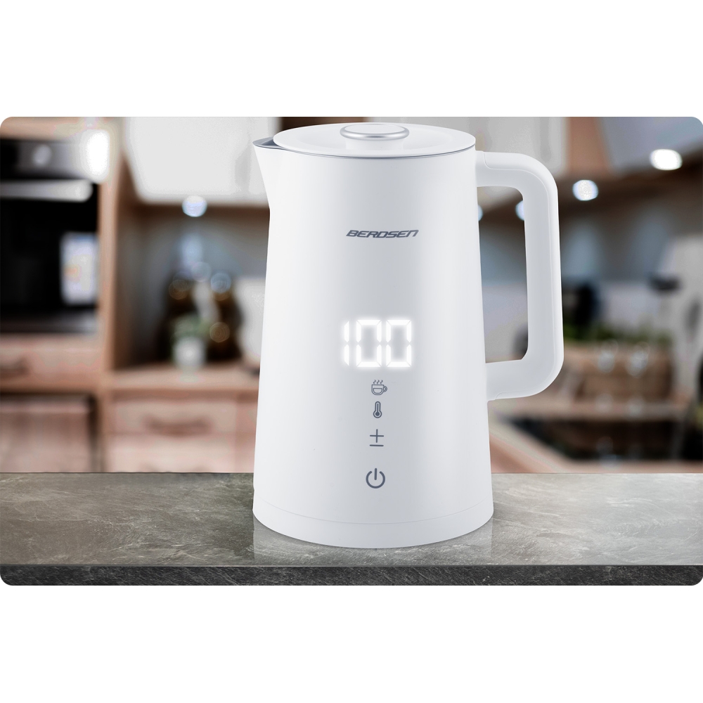 Elektrinis virdulys 1,7 l Berdsen BD-709 baltas-Namai, laisvalaikis, turizmas, Virtuvei-e-vaikas