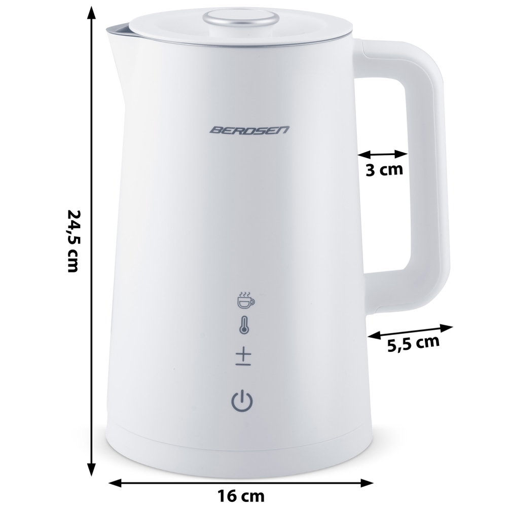 Elektrinis virdulys 1,7 l Berdsen BD-709 baltas-Namai, laisvalaikis, turizmas, Virtuvei-e-vaikas