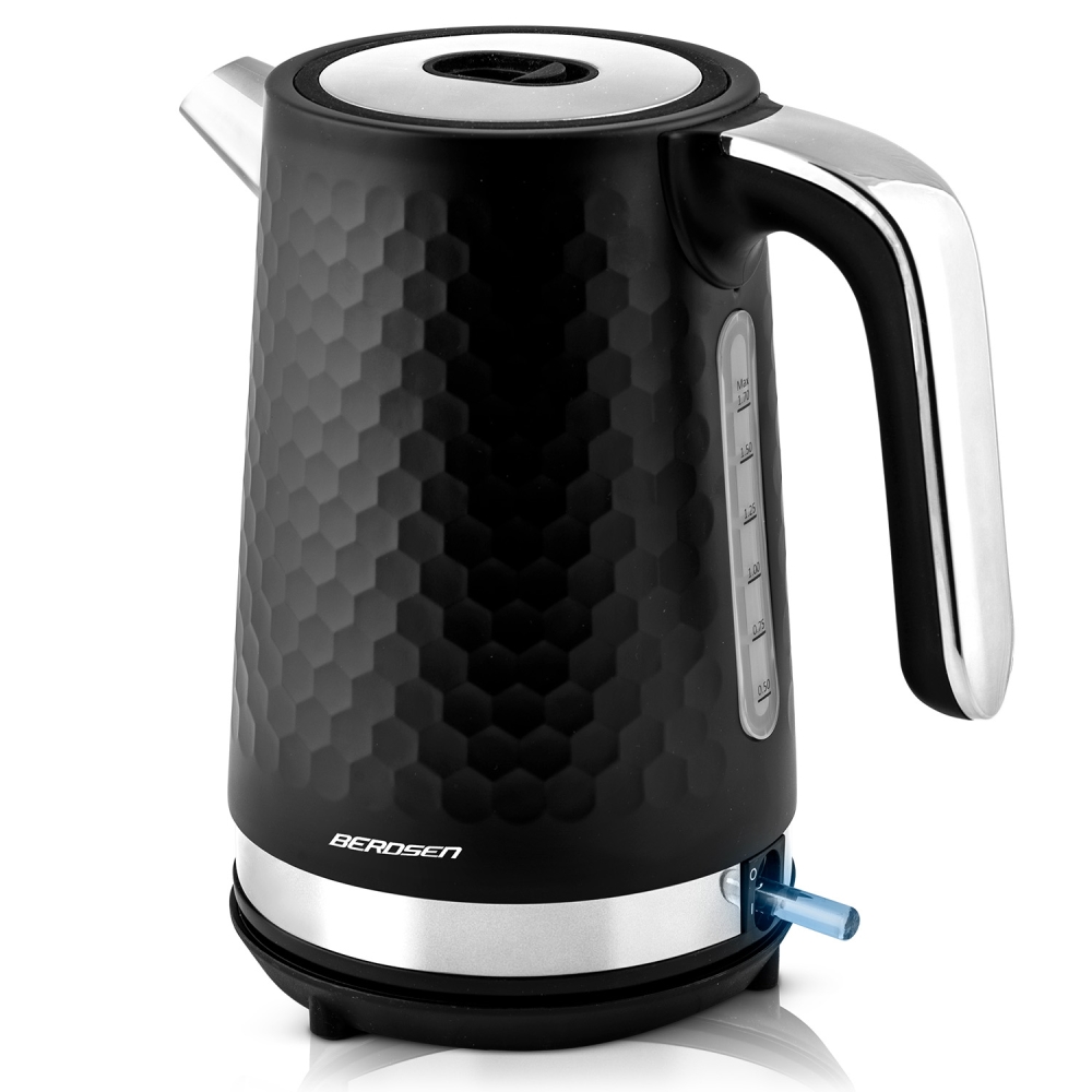 Elektrinis virdulys 1,7 l Berdsen BD-705 juodas-sidabro sp.