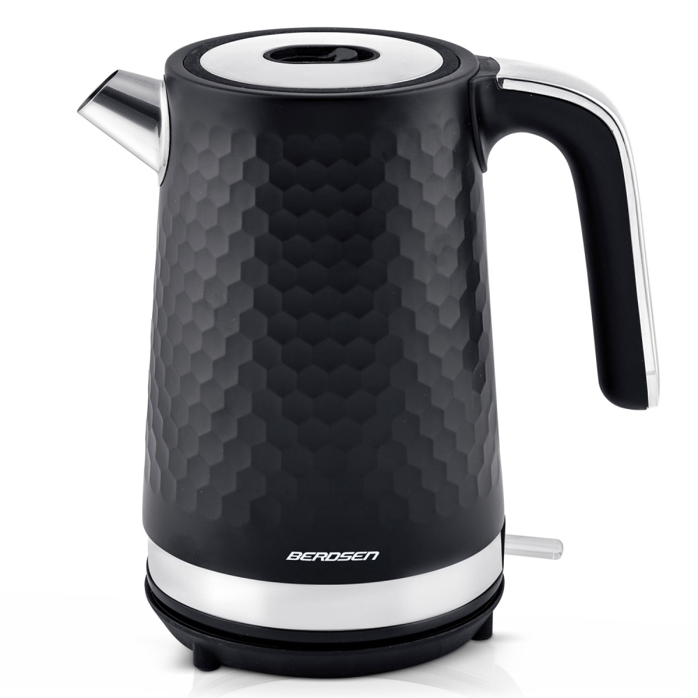 Elektrinis virdulys 1,7 l Berdsen BD-705 juodas-sidabro sp.