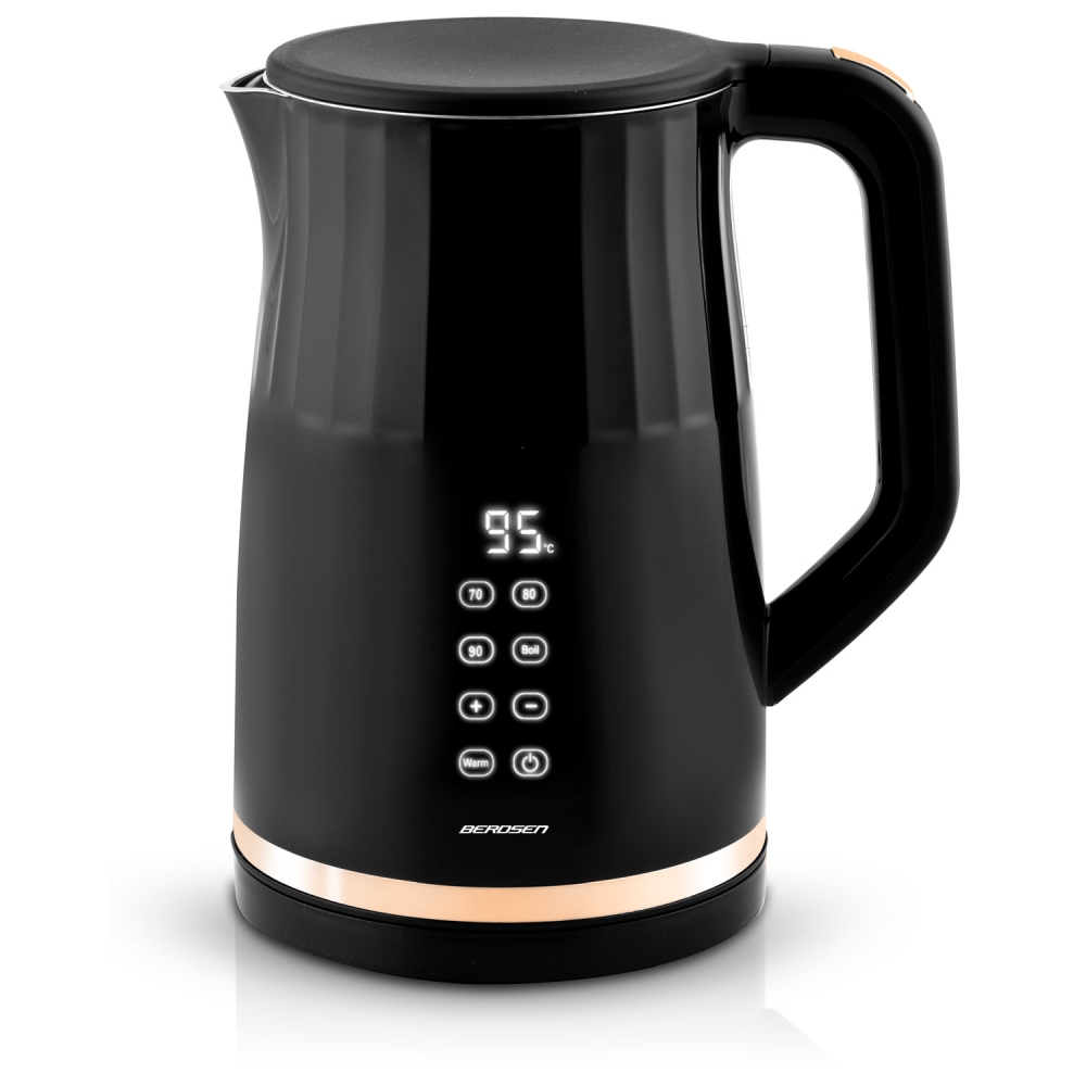 Elektrinis virdulys 1,7 l Berdsen BD-706 juodas-Namai, laisvalaikis, turizmas, Virtuvei-e-vaikas