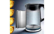 Elektrinis virdulys 1,7l Berdsen BD-71 juodas-sidabrinis-Namai, laisvalaikis, turizmas, Virtuvei-e-vaikas