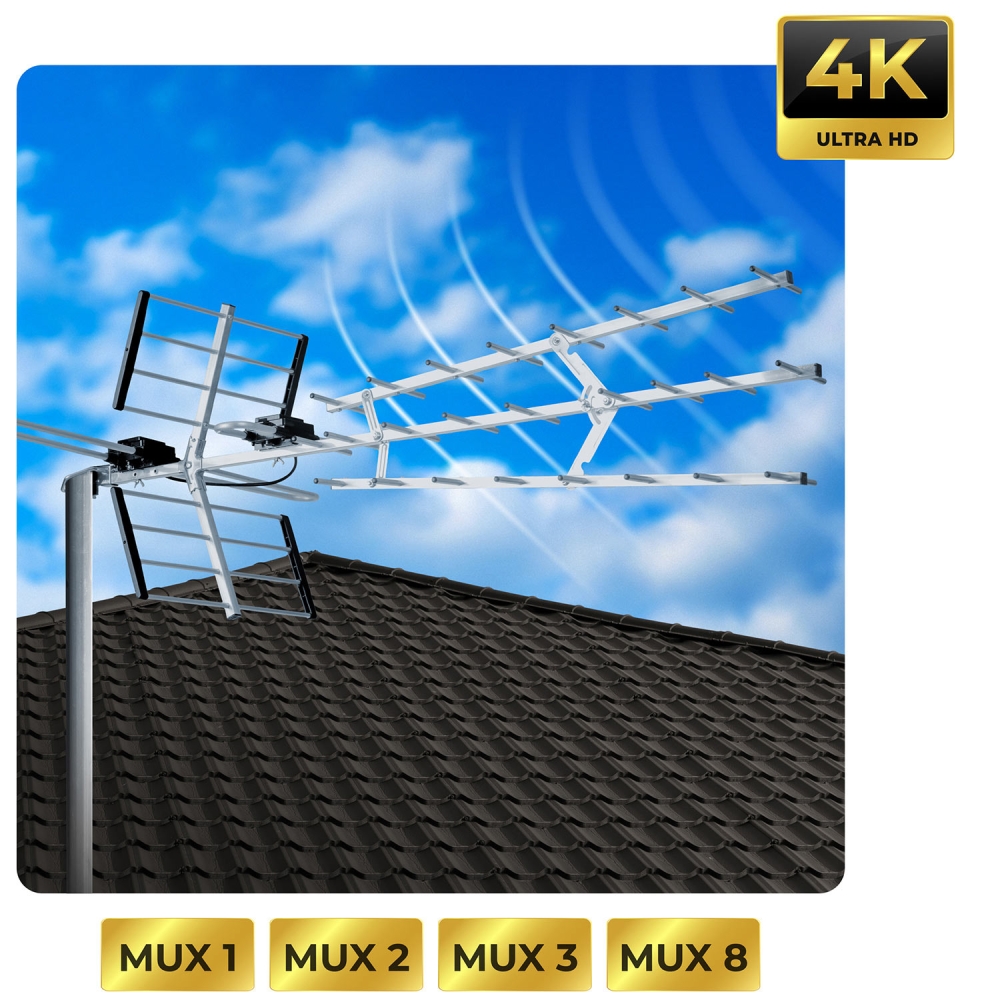 Lauko kryptinė TV antena ultra HD 4K Berdsen BD-952-Namai, laisvalaikis, turizmas, Namų apyvokos prekės-e-vaikas