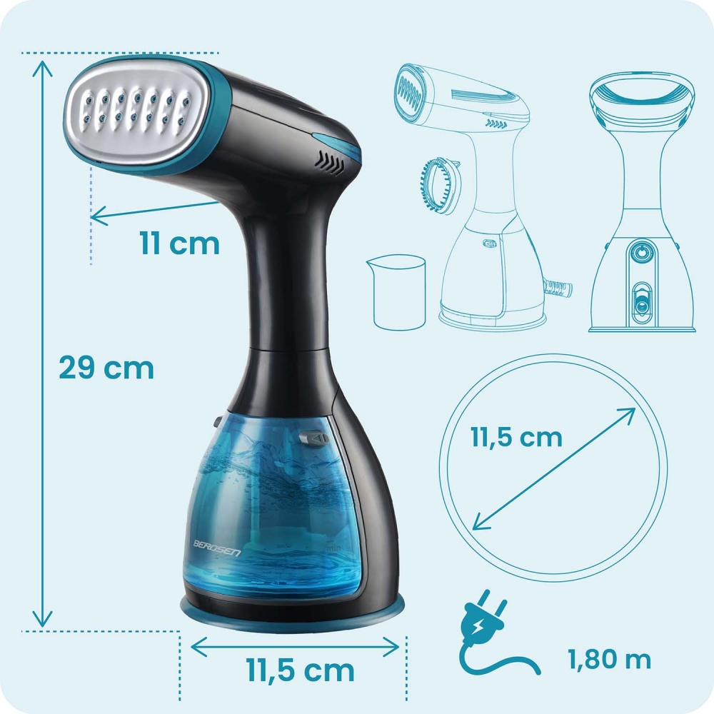 Drabužių garintuvas 1500 W Berdsen BD-310-Namai, laisvalaikis, turizmas, Namų apyvokos prekės-e-vaikas