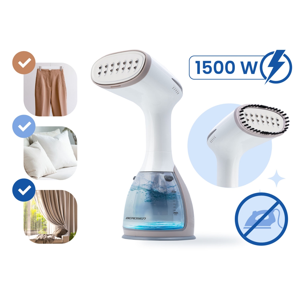 Drabužių garintuvas 1500 W Berdsen BD-310-Namai, laisvalaikis, turizmas, Namų apyvokos prekės-e-vaikas