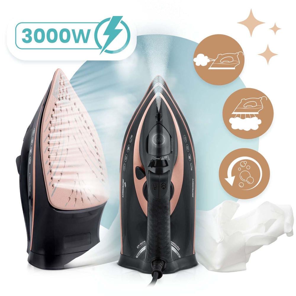 Garinis lygintuvas 3000W Berdsen BD-332 su keramine danga, veikiantis vertikaliai-Namai, laisvalaikis, turizmas, Namų apyvokos p