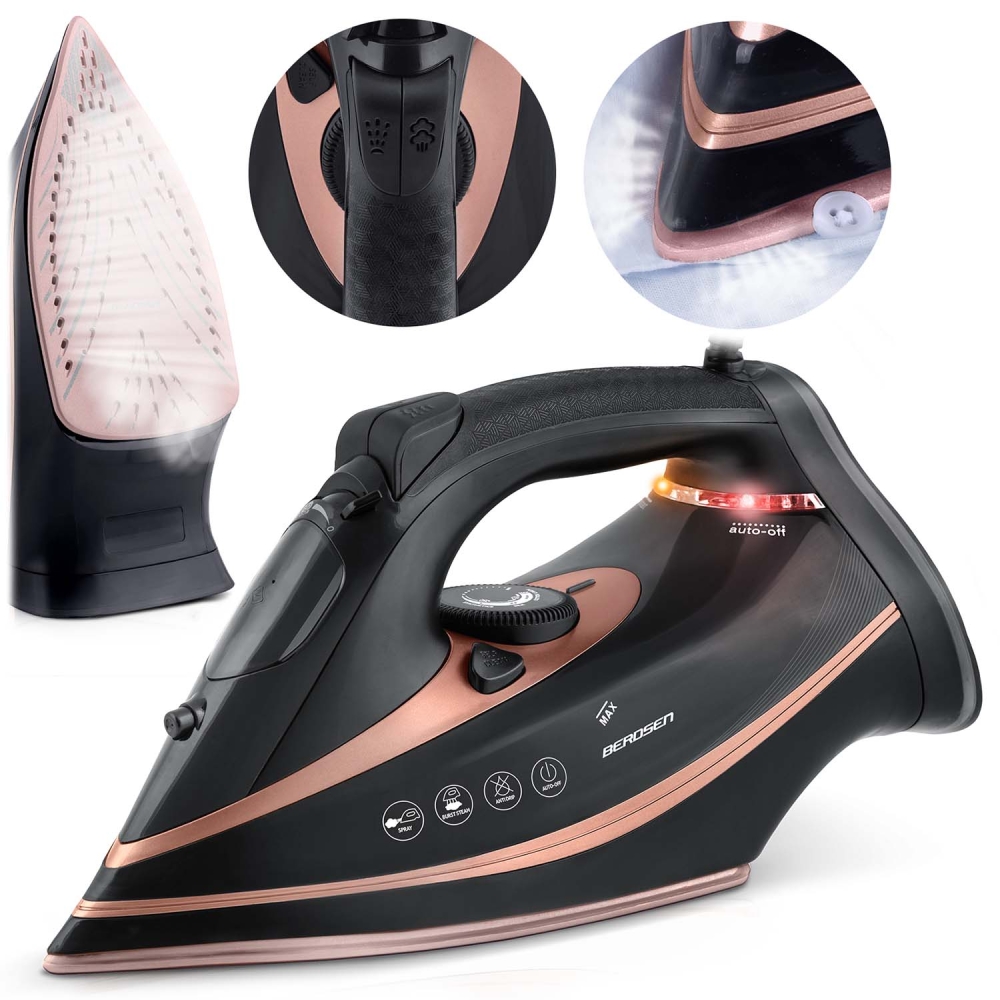 Garinis lygintuvas 3000W Berdsen BD-332 su keramine danga, veikiantis vertikaliai-Namai, laisvalaikis, turizmas, Namų apyvokos p