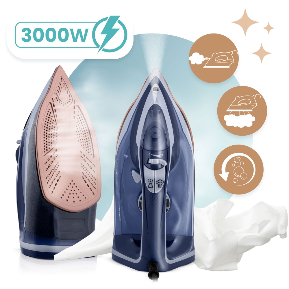 Garinis lygintuvas 3000W Berdsen BD-330 su keramine danga vertikalus veikimas-Namai, laisvalaikis, turizmas, Namų apyvokos prekė