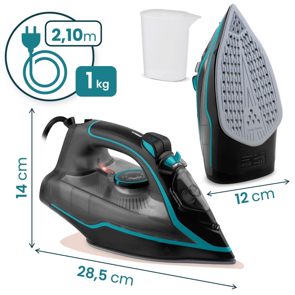 Garinis lygintuvas 2600W Berdsen BD-331 su keramine danga vertikalus veikimas-Namai, laisvalaikis, turizmas, Namų apyvokos prekė
