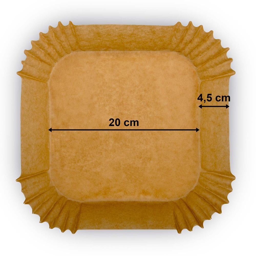 Papier do pieczenia wkładki do frytkownicy 20 cm Berdsen - 100 szt