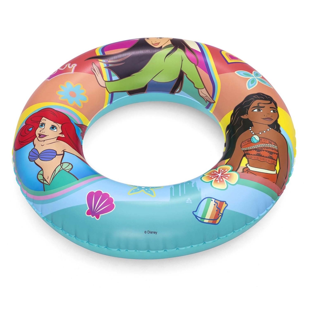 Pripučiamas plaukimo ratas Bestway Disney Princess 56 cm 91043-Žaislai, Lauko žaislai, Pripučiami ratai, žaislai, čiužiniai-e-va