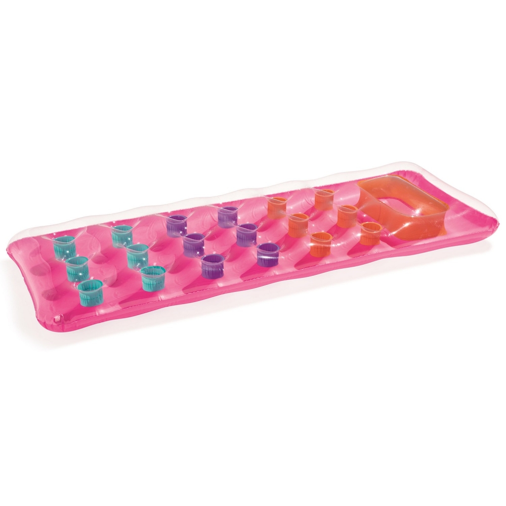 Paplūdimio čiužinys su langu 188 x 71 cm Bestway 43040 rožinis-Žaislai, Lauko žaislai, Pripučiami ratai, žaislai, čiužiniai-e-va