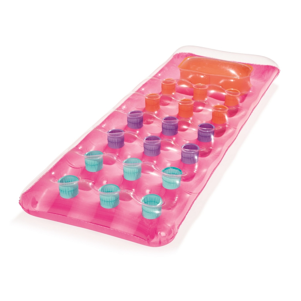 Paplūdimio čiužinys su langu 188 x 71 cm Bestway 43040 rožinis-Žaislai, Lauko žaislai, Pripučiami ratai, žaislai, čiužiniai-e-va