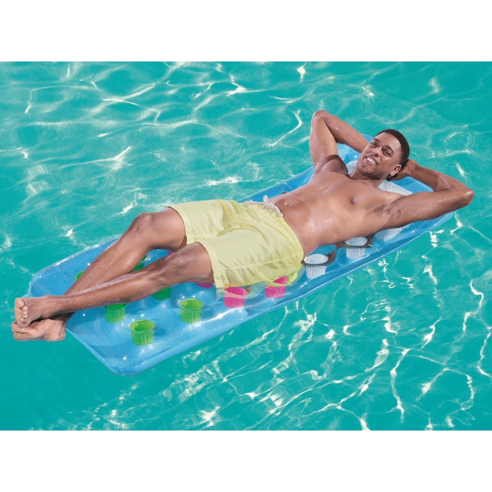 Paplūdimio čiužinys su langu 188 x 71 cm Bestway 43040 rožinis-Žaislai, Lauko žaislai, Pripučiami ratai, žaislai, čiužiniai-e-va