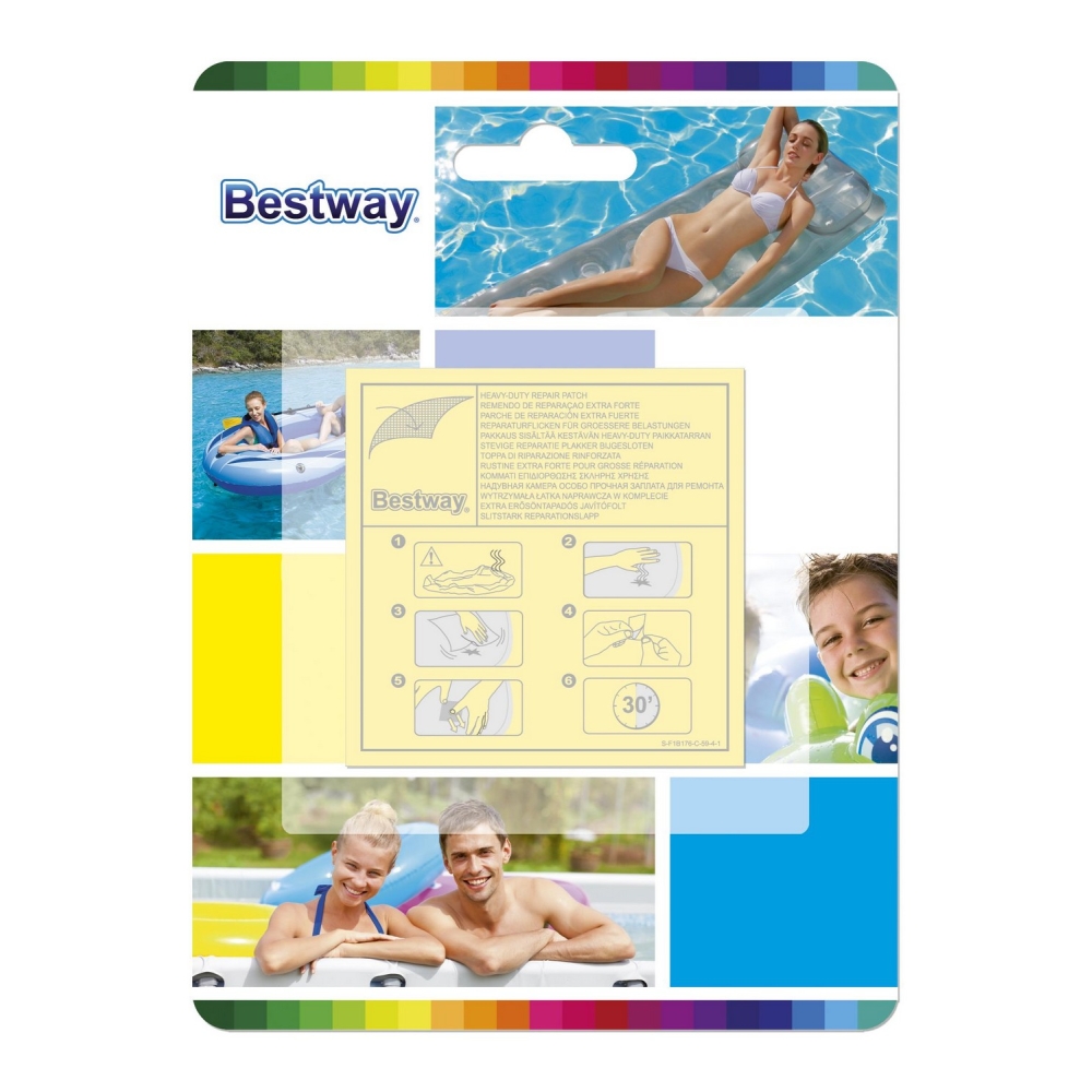 Remonto pleistras Bestway 62068-Baseinai, Baseinų priedai-e-vaikas