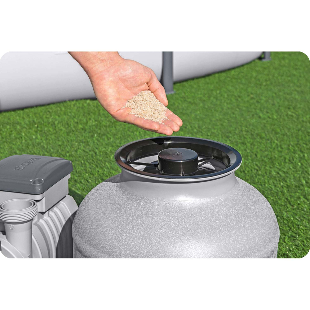 Smėlio siurblys 8327 l/h Bestway 58499 + 25 kg smėlio-Baseinai, Baseinų priedai-e-vaikas