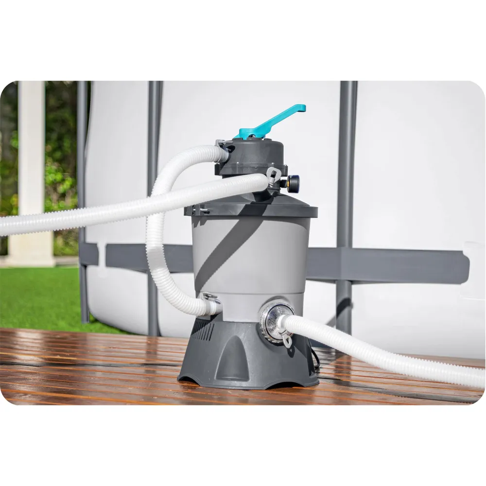 Smėlio siurblys 3596 l/h + 25 kg smėlio Bestway-Baseinai, Baseinų priedai-e-vaikas