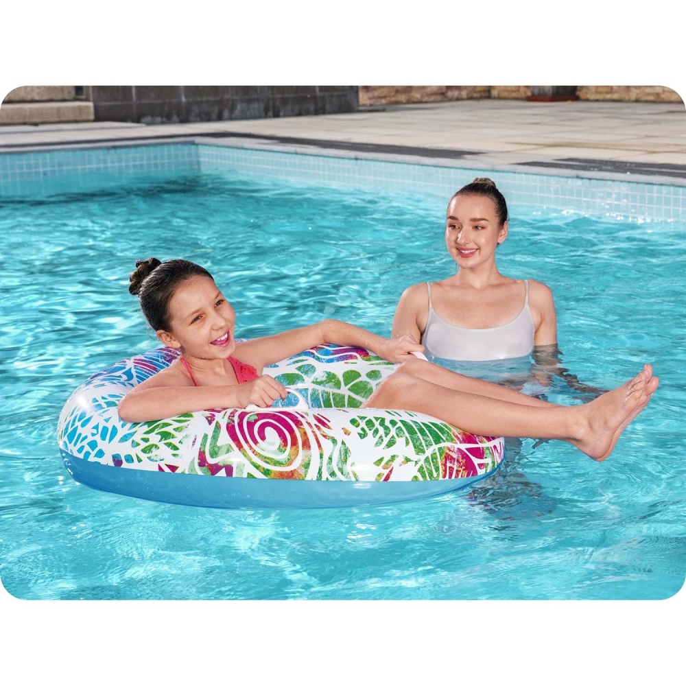 Vaikiškas plaukimo ratas 91 cm Bestway 36084 raudonas-Žaislai, Lauko žaislai, Pripučiami ratai, žaislai, čiužiniai-e-vaikas