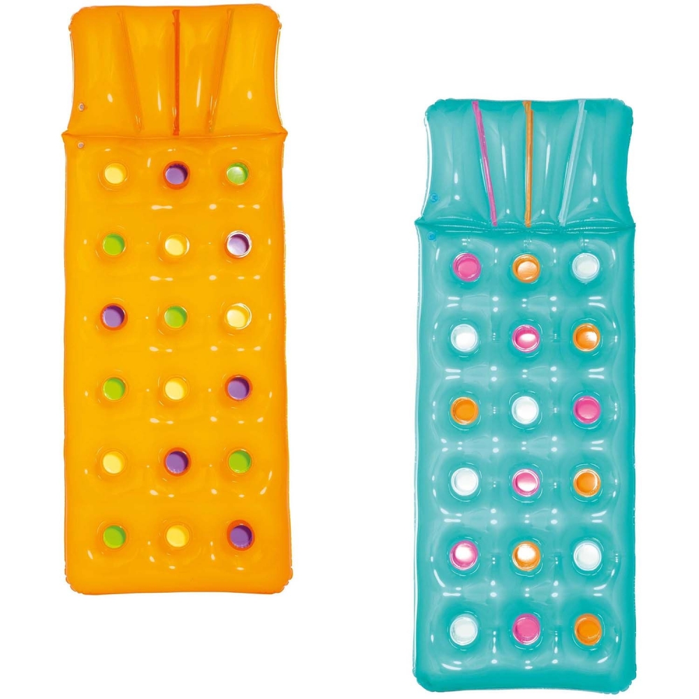 Plaukimo čiužinys 188 x 71 cm Bestway 43014 oranžinis-Žaislai, Lauko žaislai, Pripučiami ratai, žaislai, čiužiniai-e-vaikas