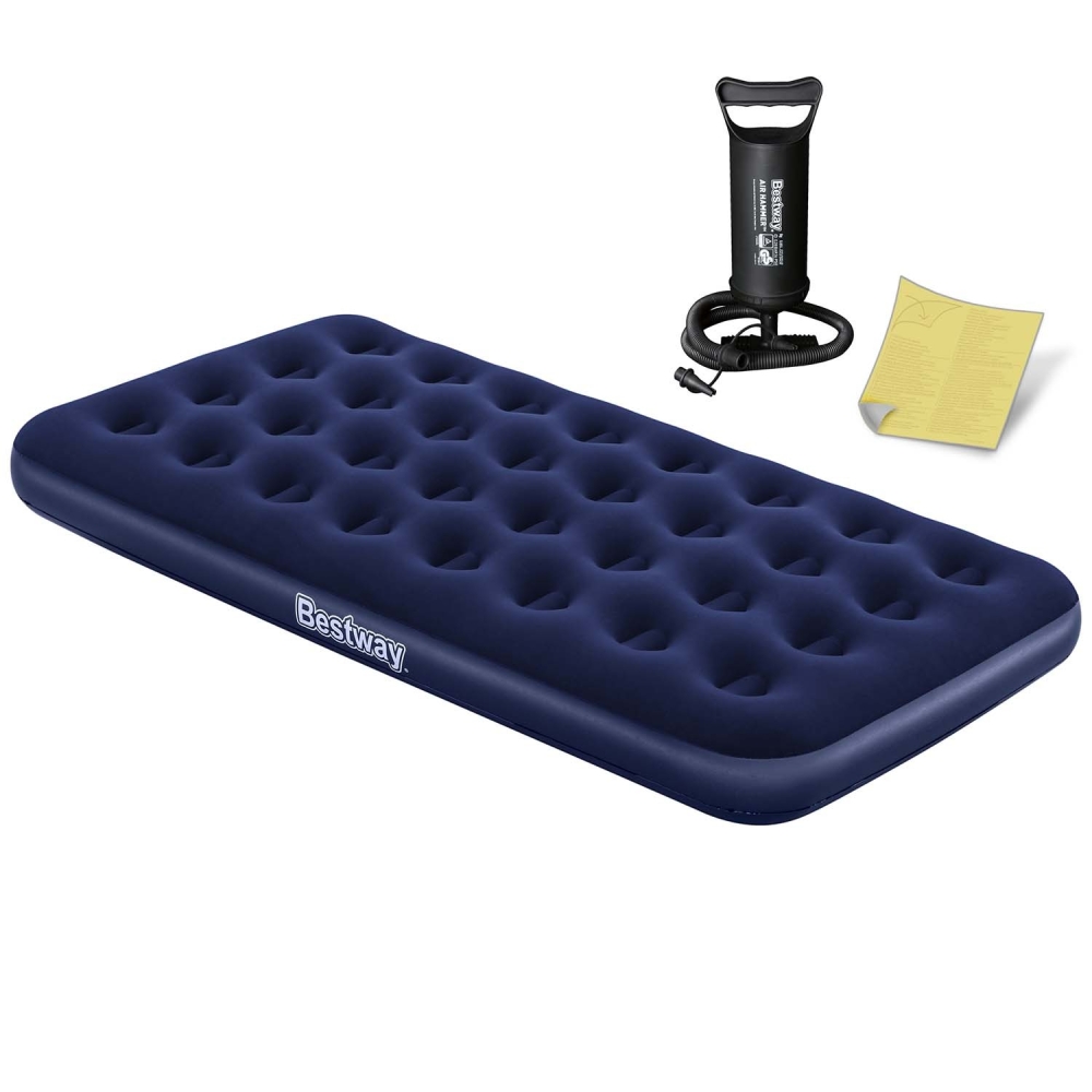 Pripučiamas čiužinys 188x99x22 cm Bestway 67001 su pompa-Namai, laisvalaikis, turizmas, Pripučiami čiužiniai ir baldai-e-vaikas
