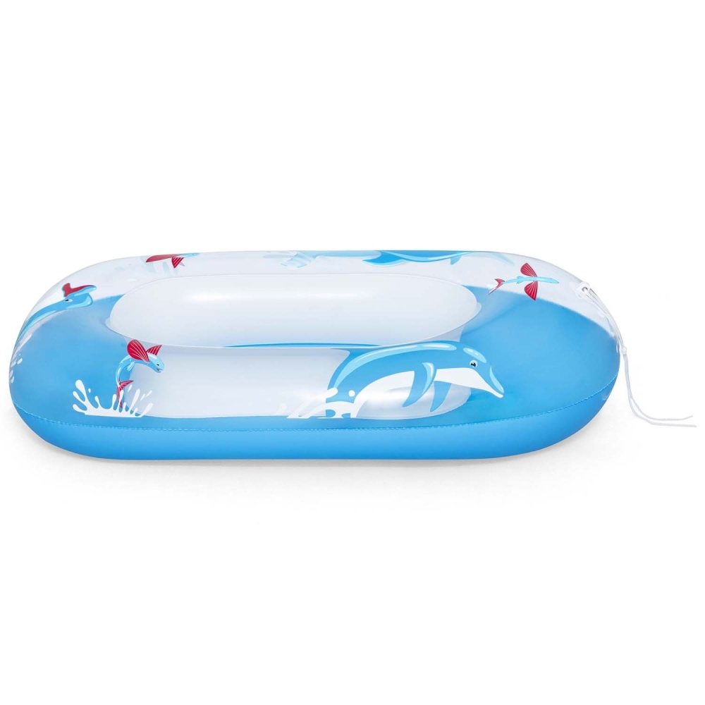 Pripučiama valtis Delfinas 102 x 69 cm Bestway 34037-Žaislai, Lauko žaislai, Pripučiami ratai, žaislai, čiužiniai-e-vaikas