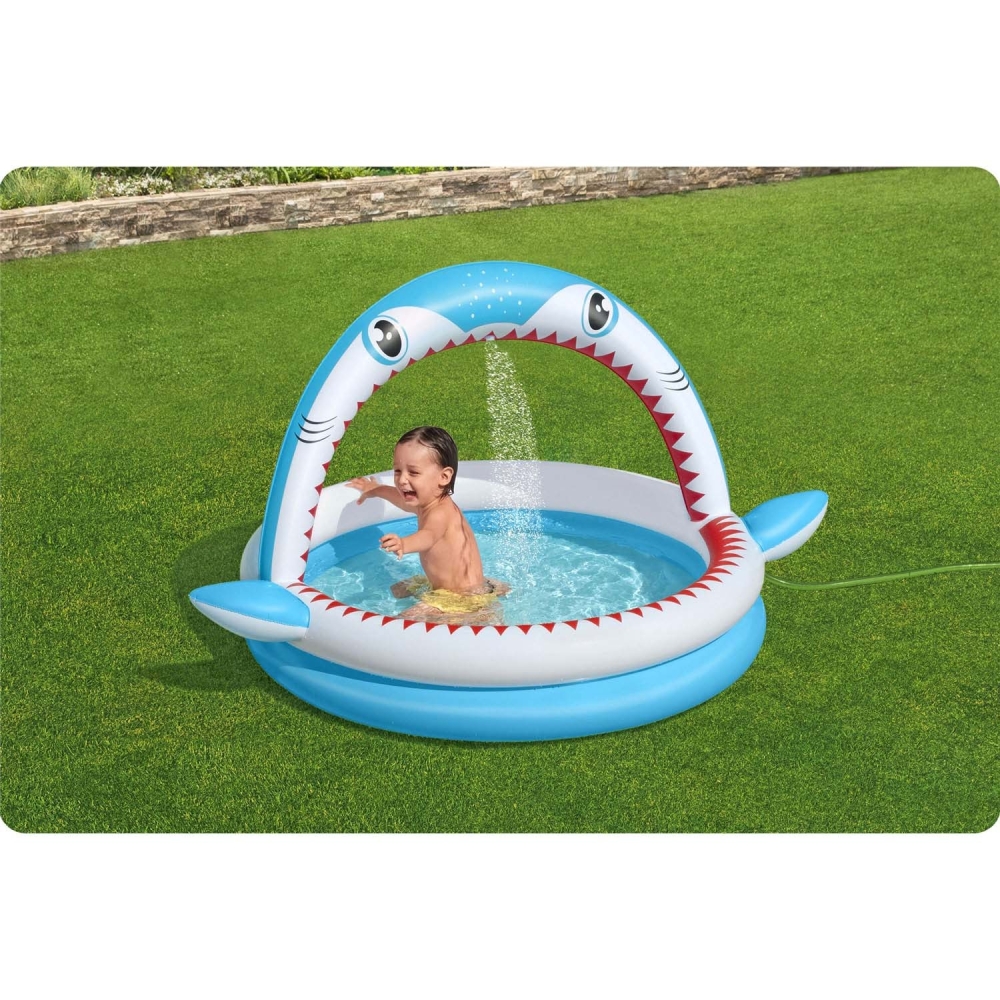 Pripučiamas baseinas su purkštuvu 163 x 127 x 92 cm Bestway 53157-Žaislai, Lauko žaislai, Baseinai, Pripučiami baseinai-e-vaikas