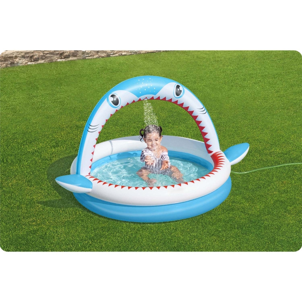 Pripučiamas baseinas su purkštuvu 163 x 127 x 92 cm Bestway 53157-Žaislai, Lauko žaislai, Baseinai, Pripučiami baseinai-e-vaikas