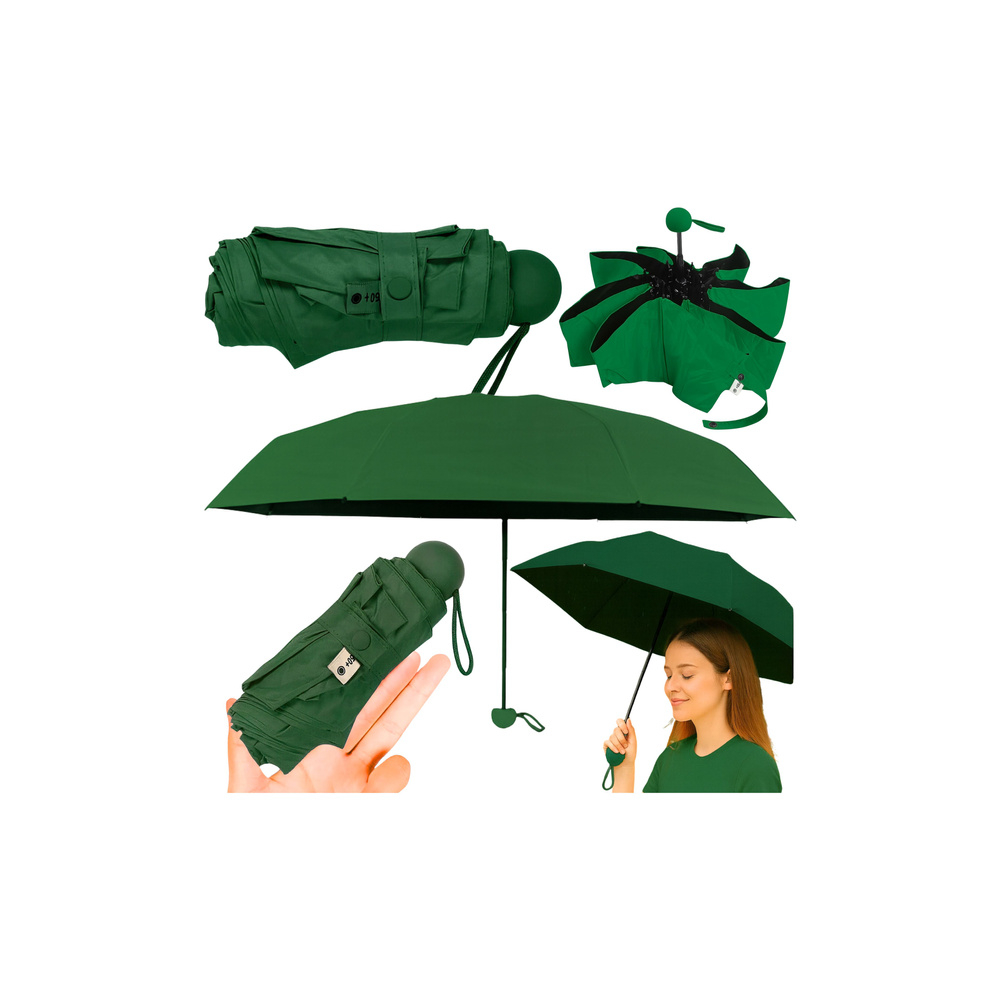 Sulankstomas skėtis su UPF 50+ apsauga nuo UV spindulių žalias 90 cm-Drabužiai ir aksesuarai, Skėčiai-e-vaikas