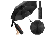 Parasol Automatyczny Pokrowiec 12-Żeberkowy Czarny 105 cm