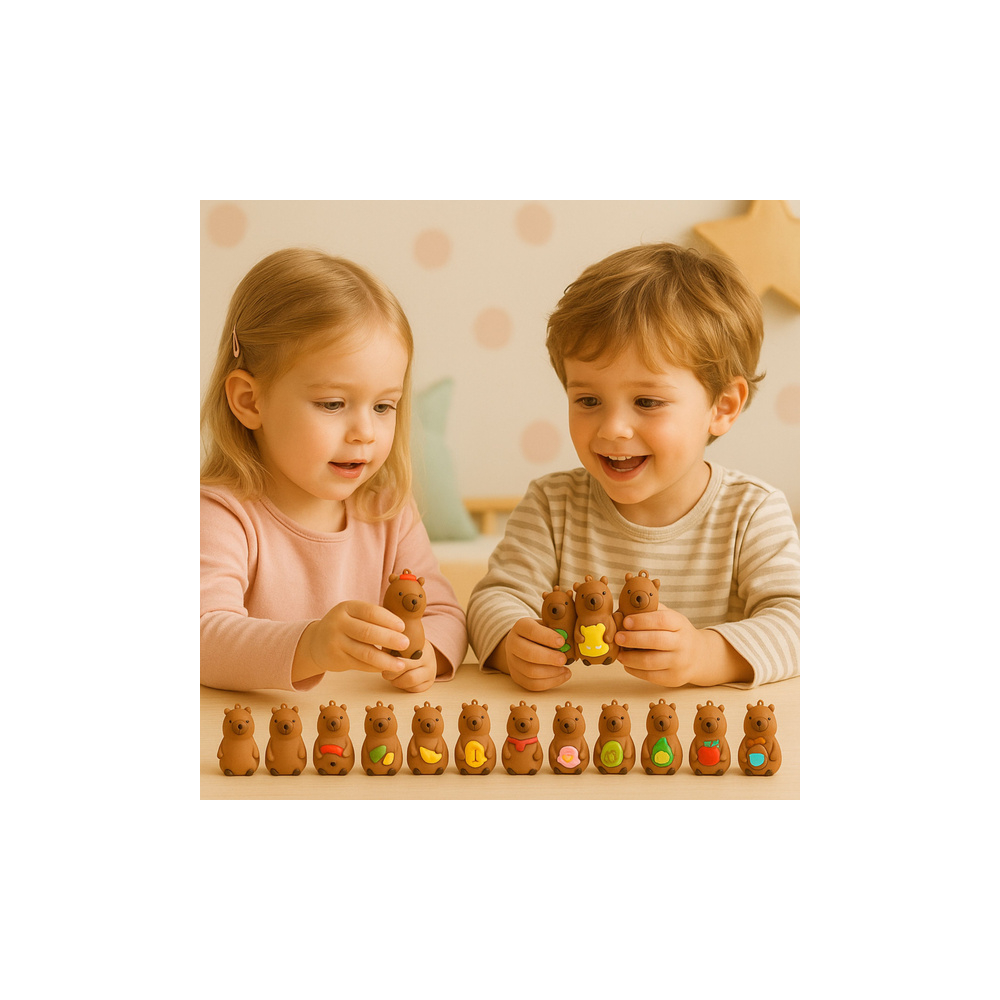 Raktų pakabukas Siurprizas Capybara figūrėlė skardinėje 1vnt-Žaislai, Figūrėlės ir herojai-e-vaikas